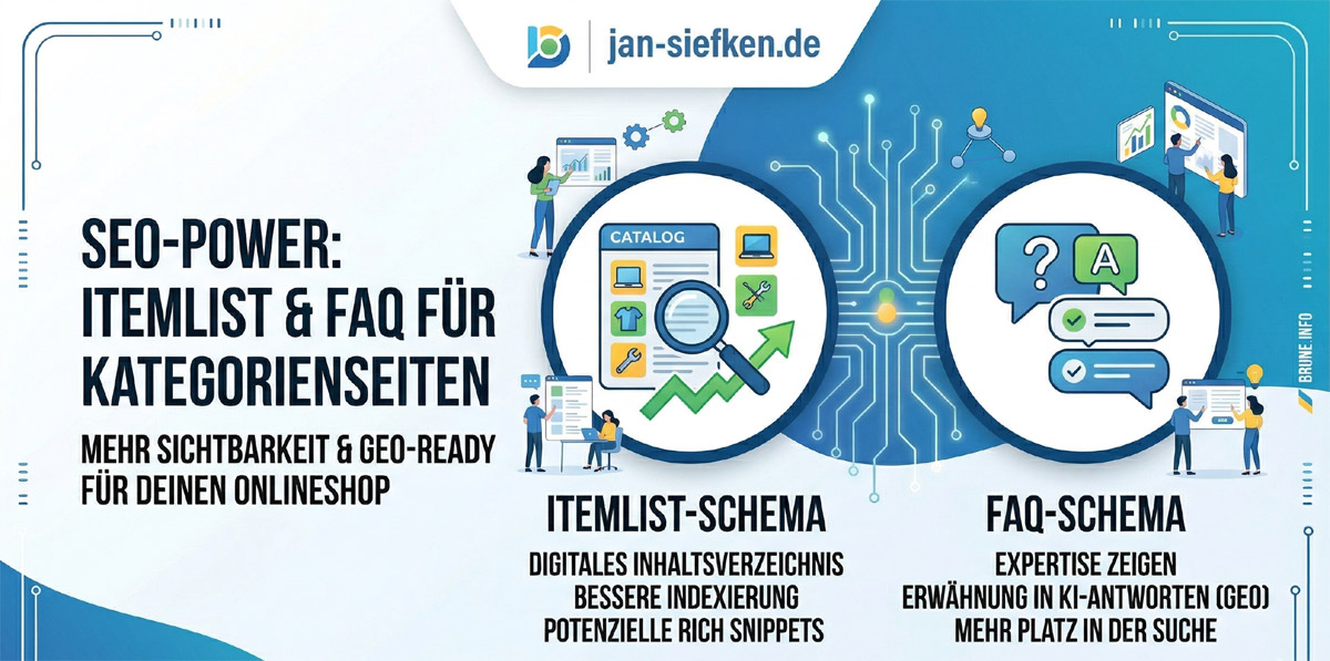 Mehr SEO-Power: ItemList & FAQ für Kategorien nutzen